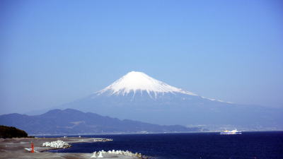 三保の松原と富士山