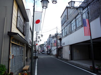 寂れた下田の町