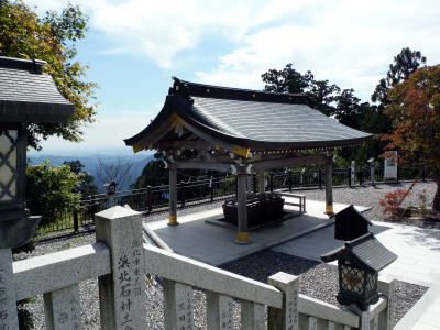秋葉神社から見た山の様子