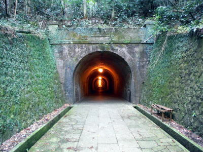 静岡市明治のトンネル