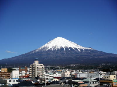 静岡側の富士山