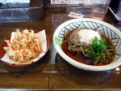 蕎麦と桜えび