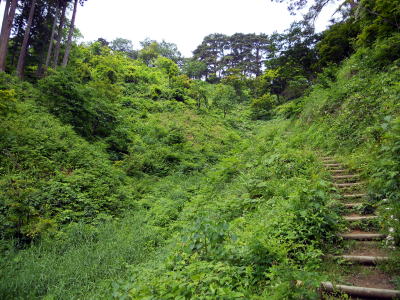 春日山城参道