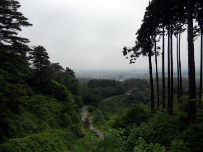 春日山城頂上