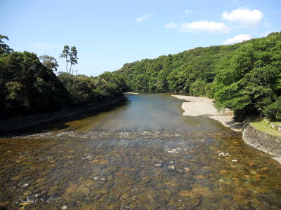 伊勢神宮内宮にある川