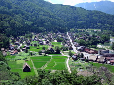 白川郷全景