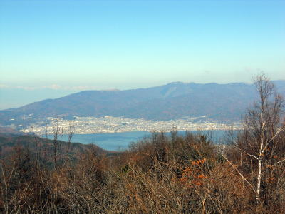 守屋山山頂の風景